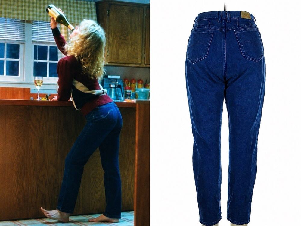 ASO Stranger Things Karen Wheeler S5 Vintage Lee Riders Jeans Womens 16 Med USA